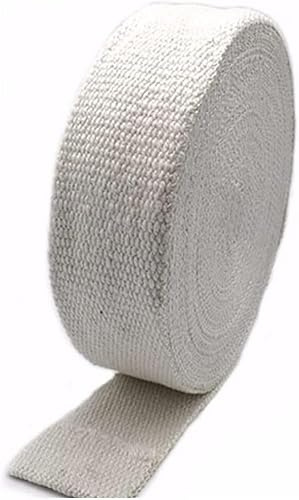 Keramikfaserband 5mm - Hochtemperatur-Dichtung 1260°C, Brandschutz für Öfen, Rohre (1m/3,28Fuß)