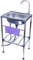 Fregadero Exterior Lavabo Multifunción De Acero Inoxidable Fregadero Móvil Independiente Fregaderos Industrial Con Grifos and Escurridor Para Cocina, Restaurante, Jardín Fácil De Limpiar
