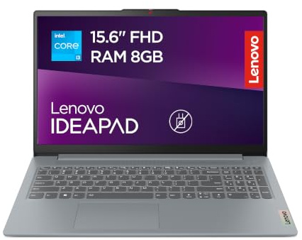 Lenovo IdeaPad Slim 3 Notebook 15 FHD (1920x1080) Intel Core i3-1315U, RAM 8GB, 512GB SSD, Windows 11 Home, WiFi 6, Laptop per Casa, Ufficio, Studio - Caricatore non incluso