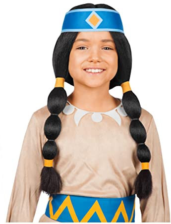 Maskworld Indianer-Stirnband Regenbogen Yakari-Lizenzartikel blau-gelb