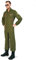 KarnevalsTeufel Kampfpilot Olivgrün Overall für Herren mit Brille (L)