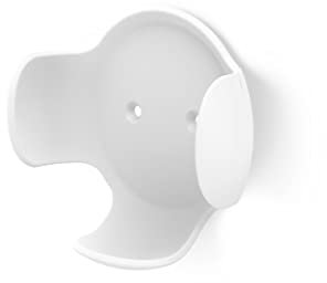 Hama Support mural pour Google Home mini (pour enceinte sans/avec fil, support d'enceinte, pour un alignement et une présentation optimaux de l'enceinte, montage mural) Blanc