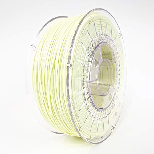PETG – Vanila - vanille 1kg | Devil Design | 1.75mm | 3D Druck Filament | für Anfänger und Fortgeschrittene | Top Haftung | wenig Stringing | leicht zu drucken | verzugsarm und geruchslos