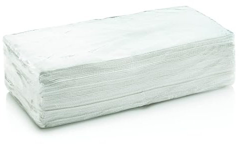 CELTEX Asciugamano 3 veli per area estetica e parrucchieri, formato 80x40-8 confezioni da 50 pezzi- colore bianco