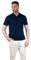 1st American Polo 3 Bottoni Made in Italy Mezza Manica da Uomo 100% Cotone Filo di Scozia - Polo da Uomo Manica Corta Tinta Unita Regular Fit