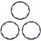 SacJkt Innenlager Spacer reilauf Unterlegscheiben, Kassette Schwungrad Naben Spacer, 3 PCS Aluminiumlegierung Innenlager Unterlegscheibe für Mountainbike (1/1,5/2mm)