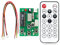 QINIZX DC 4V-6V 5V 2-Phasen 4-Draht Schrittmotor Treiber Controller Board Mini Schrittmotor Einstellbarer Geschwindigkeitsregler mit Fernbedienung CW CCW Antriebsmodul
