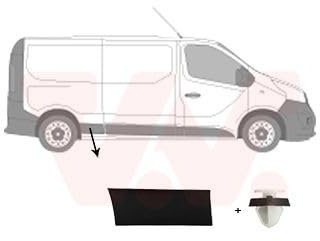 VAN WEZEL Zier-/Schutzleiste, Seitenwand 4396428