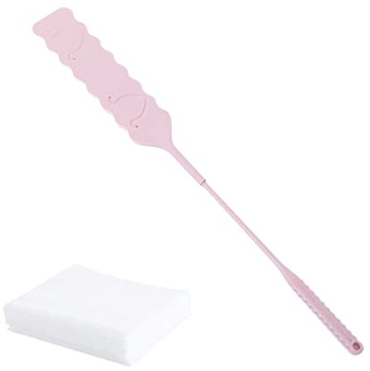 Angoily 1 spazzola per la pulizia, spazzola per la con manico extra lungo, spolverini in microfibra per letto, soffitti mobili, fondo per la casa, colore: rosa