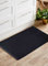 IVY Washable Door Mat Kitchen Mats Non Slip Cubed Trellis Design Kitchen & Hall Runners Doormats, Black, 80x150 cm