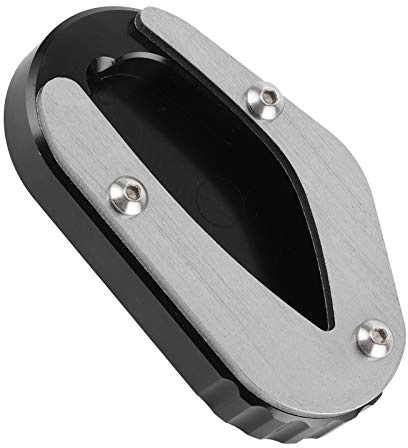 Yosoo Health Gear Side Stand Enlarge Extension Pad, Kickstand Plate, Motorcycle Side Stand Enlarge Pad Kickstand Extension Fit for Bonneville (Titanium)