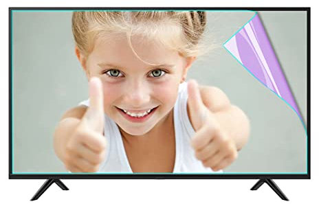 HD Clear Anti Shock Protector de pantalla de TV de 32-75 pulgadas - Antideslumbrante/Anti luz azul/Película antiarañazos - para Sharp Sony Samsung Hisense LG/clear / 75 Inches1645x930mm