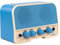 JOYO Mini Practice Guitar Amp Combo 5W Rechargeable Small Guitar Amplifier with Two Channels Bluetooth Headphone Jack(JA-02 II Blue)