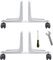 Standfuss Infrarotheizung 2pcs, 1-6CM Aluminiumlegierung Robuste Standfüße für Infrarotheizung - Passend für Verschiedene Marken und Modelle mit Rahmen