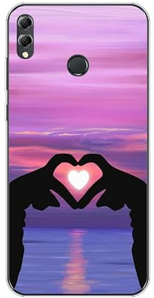 KARTXITAI Funda Silicone Case Compatible con Huawei Honor 8X MAX, Carcasa de Silicona Cover, Gel Flexible,Regalo Original - Amor, Cielo, Atardecer, Amor