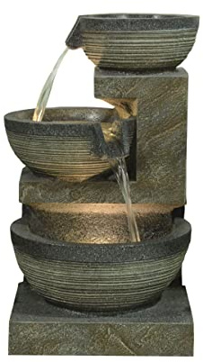 Canterbury Pouring Bowls Solar Powered Water Feature