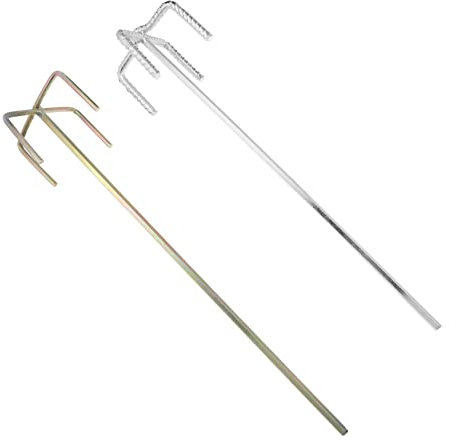 DOITOOL 2pcs Cement Stirrer Meat Mixer Electric Concrete Mixer Mixer Paddle Attachment Mud Mixer Drill Cement Mixer Universal Mixing Paddle Cement Mixing Sticks Mixer Head Portable