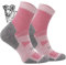 TODO BP Kurz Wandersocken Sommer Herren und Damen - Wolle Trekking Socken Atmungsaktiv, Anti Blasen, Belüftung (Kurz Rosa, 39-42)