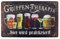 JOYOLA Carteles Vintage Chapas Metalicas Decorativas Cartel Chapa Placas Metalica Decoracion Placa de Metal Decorativa Pared Para Cafe Bar Restaurante Cocina 30cm x 20cm