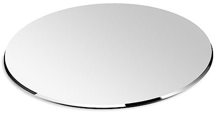 Ciieeo Aluminium Mauspad Rund Mit Rutschfester Unterseite Dual-Purpose Mausmatte Für Computer Und Laptops Silber Für Glatte Oberflächen Und Gaming