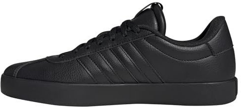adidas Men's VL Court 3.0 Shoes, Carbon Black/Carbon Black/GOLDMET, 5 UK