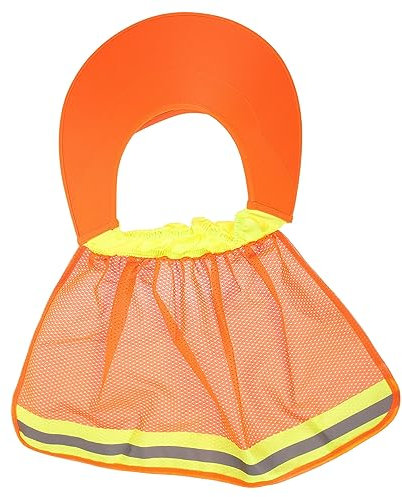 Amosfun Hut Voller Krempe Mesh Helmvisier Schutzhelm Mit Voller Krempe Helmkrempe Schatten Sonnenschutz Am BAU Schutzhelm Sonnenschutz Mit Voller Krempe Faltbar Sonnenhut Netz