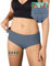 Daytime Seamless Hipster, Nahtlose Perioden-unterwäsche für Damen, Menstruations-Slip für den Sport, auslaufsicher bei mittlerer bis starker Blutung für Frauen, grau, Größe XL, Doppelpack