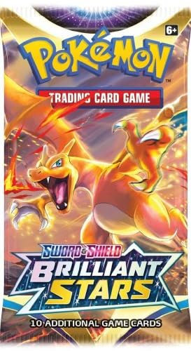 Pokemon TCG: Schwert & Schild - Brilliant Stars Booster Pack (10 Karten pro Packung)