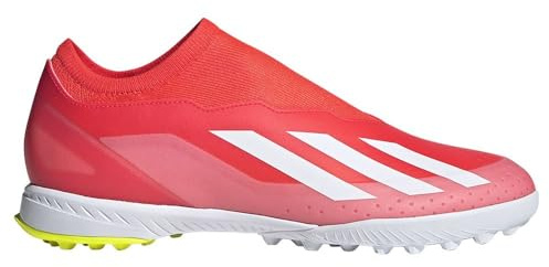 adidas Mens X Crazyfast League Laceless Astro Turf Football Solar Red 11