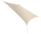 KG KITGARDEN - Toldo Vela de Sombra Cuadrado para Jardin, 2x2 m, Beige