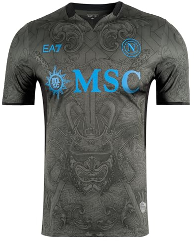 SSC Napoli Herren Maglia Gara Third Ea7 T-Shirt