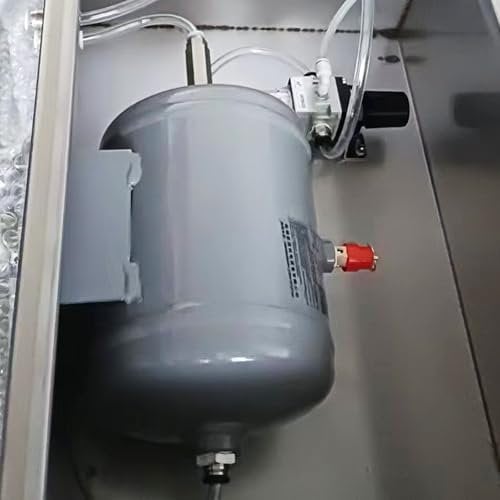 1 Litre Air Compressor Tank, High Pressure Portable Air Tanks for Auto Repair Medical/Automation Equipment, Carbon Steel Horizontal Reserve Gas Tank