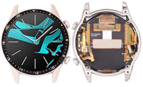 ZLALISA Assemblaggio Completo di Schermo e digitalizzatore LCD con Telaio per Huawei Watch GT 2 46mm