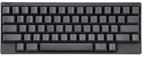 HHKB Professional Classic Type-S Mechanische Tastatur - Kompakte 60% Silent Topre Switches, Anthrazit (SKU:PA50952-1403 / Modell:PD-KB401BSC)
