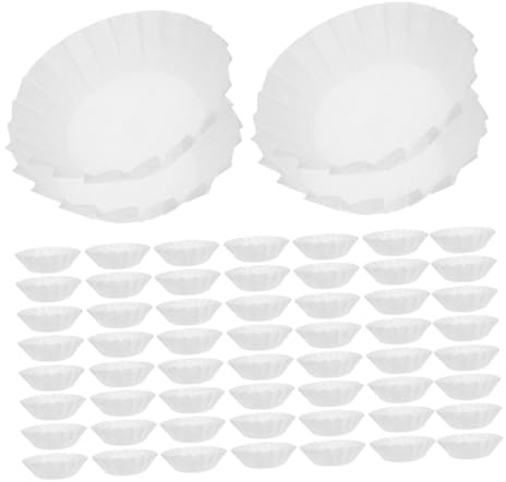 WATIIFUFU 100 Unidades Papel para Pasteles Redondo de 6 Pulgadas Papel Pergamino Desechable Antiadherente para Moldes de Tartas Hornear Freidora de Aire y Repostería