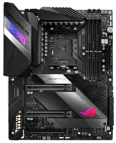 motherboard Fit For ASUS CROSSHAIR VIII HERO Chipset AMD X570 Supporto CPU for processori desktop Ryzen serie 5000, DDR4 128 GB
