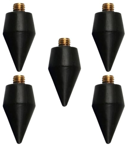 ASAKKURA Lot de 5 Embouts Cire pour Pince à Strass Ongles, Stylo de Peinture Diamant Double Tête, Accessoires Précis pour Kit Peinture Diamant, Outil Sélection Gemmes, Noir, Art