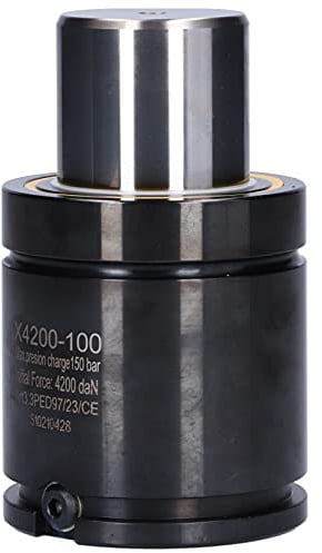 Fyearfly Cylindre à gaz azote en alliage 9,4 x 6,1 cm, force 42 000 N, avec port de gonflage, amortisseur comprimé pour compression de moisissure, fonctionnement fiable