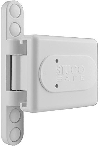 Bandseitensicherung Stuco Safe 23SW weiß, geprüfte Scharnierseitensicherung