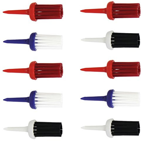 Packung mit 10 Golf Tee Brush Shirts für Das 62mm
