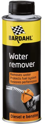 Bardahl - Water Remover Fuel Additive for Cars, Removes Water Contained in Diesel and Petrol Fuel, Promotes Water-Diesel Emulsion, 2 x 300 ml