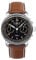 Zeppelin Herrenuhr Serie 100 Jahre Chronograph Datum Edelstahl Lederband 7674-3