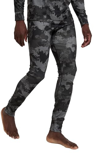 Mountain Warehouse Talus Mens Thermal Baselayer Trousers - Lightweight & Breathable Pants - for Camping, Hiking & Outdoors Camouflage XS