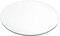 Glasplatte TERRY 30cm Rund Gehärtetes Glas 8mm Scheibe Bodenplatte Glasscheibe