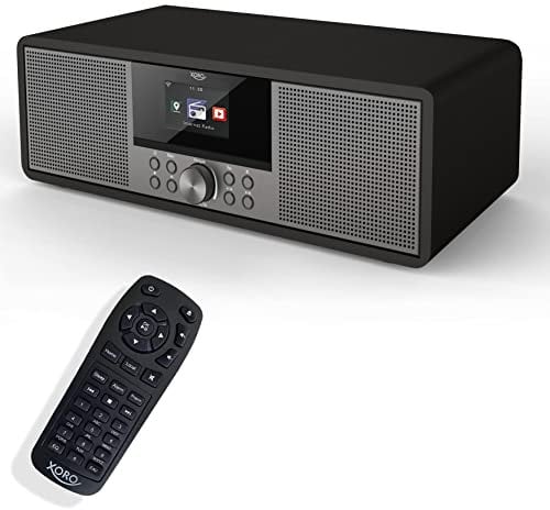 Xoro HMT 600 All-in-One Internetradio (WLAN CD-Player DAB+/FM Radio Bluetooth USB MP3 Spotify Web Radio) schwarz