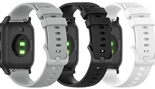 RuenTech Band Kompatibel mit Willful ID205L SW020-BK-U1 020 022 023 Fitness Tracker Armband Ersatzarmband Silikon Sportband Armbänder Armbänder Gurt Damen Herren (3-C Farbe)