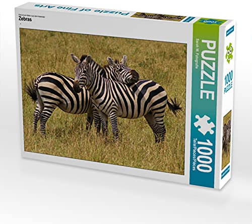 CALVENDO Puzzle Zebras 1000 Teile Lege-Größe 64 x 48 cm Foto-Puzzle Bild von Sarah Welp