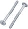HEXATON Vis Mécaniques M6 x 50 mm – Lot de 50 – Tête Cylindrique à 6 Pans Creux – Acier Zingué Blanc – Filetage Métrique Partiel