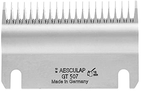 Kerbl GT507 Untermesser für Aesculap Schermesser Econom, 21 Zähne, 3mm Schnittlänge, 100 Stück