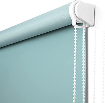 NUTRO CHILL Rollos für Fenster, thermisch isolierte Stoffrollos für Zuhause, Hotel, Club, Restaurant, Büro (63,5 cm B x 172,7 cm L, Enteneiblau)